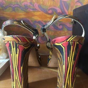 Prada sling back heels